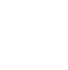 Hand holding globe icon in white outline.