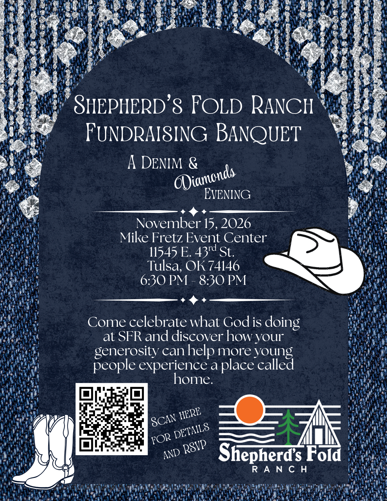 THE FINAL 2026 Shepherd’s Fold Ranch Annual Fundraising Banquet Save the Date